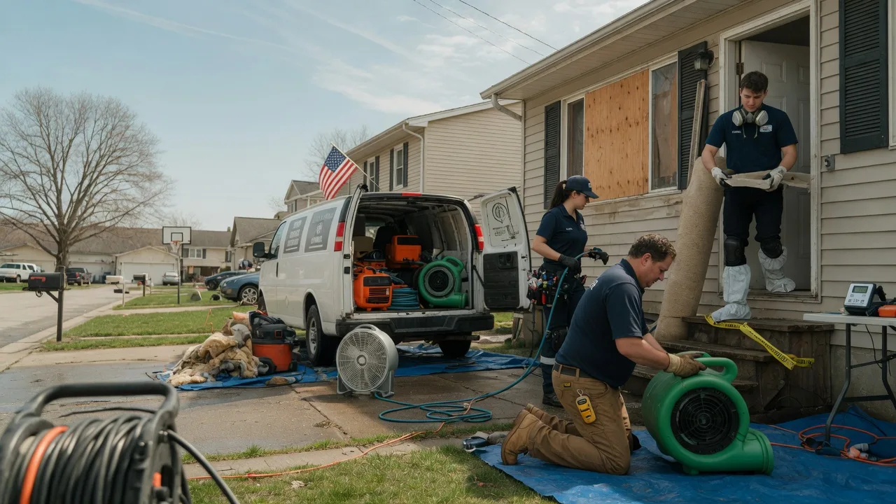 Water Damage Restoration in Franklin, IN near me